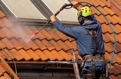 Démoussage et hydrofuge de toiture au Poislay